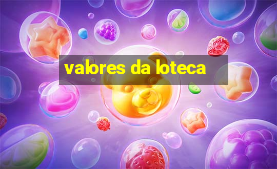 valores da loteca