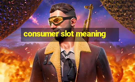 consumer slot meaning