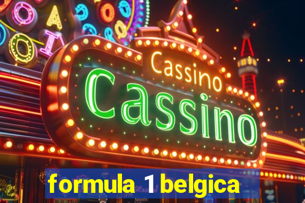 formula 1 belgica