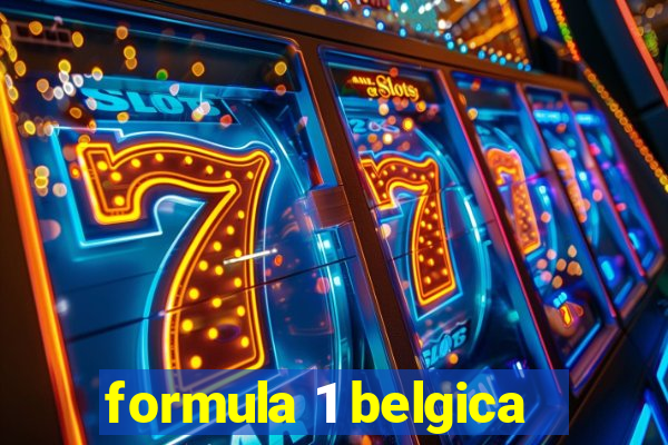 formula 1 belgica