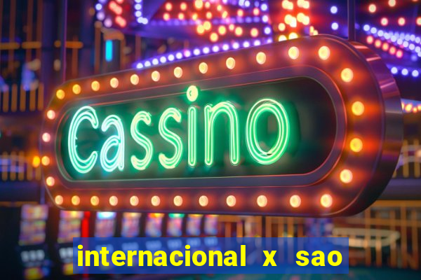 internacional x sao paulo palpite