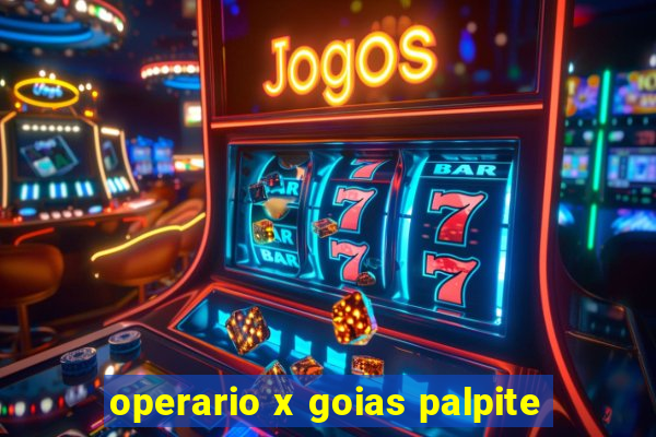 operario x goias palpite