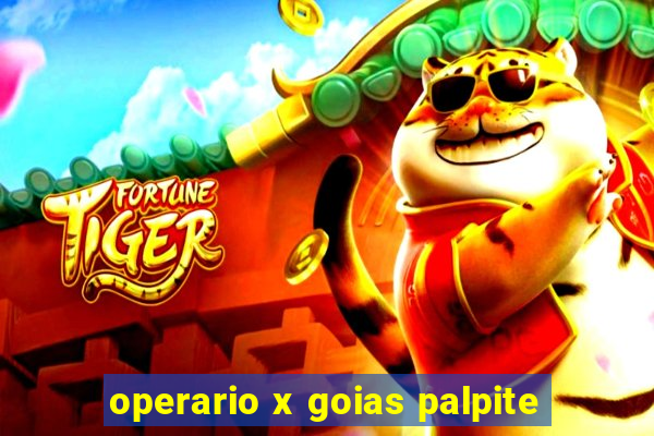 operario x goias palpite