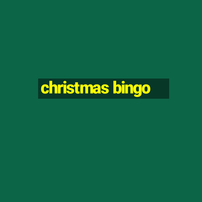 christmas bingo