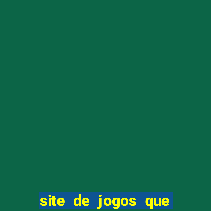 site de jogos que ganha dinheiro