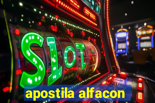 apostila alfacon