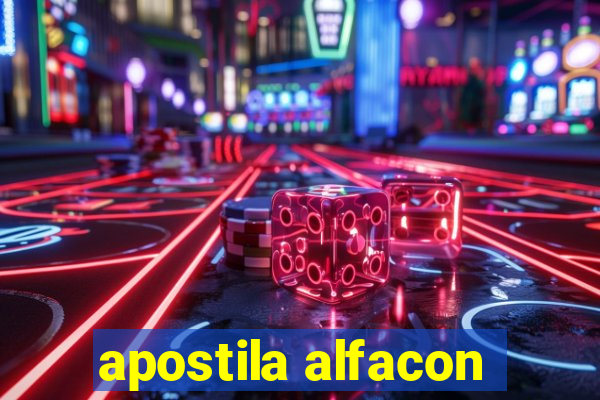 apostila alfacon