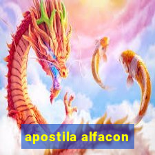 apostila alfacon