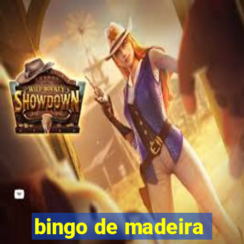 bingo de madeira