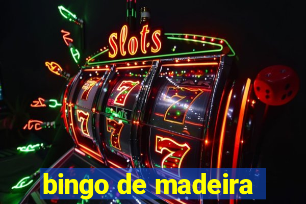 bingo de madeira