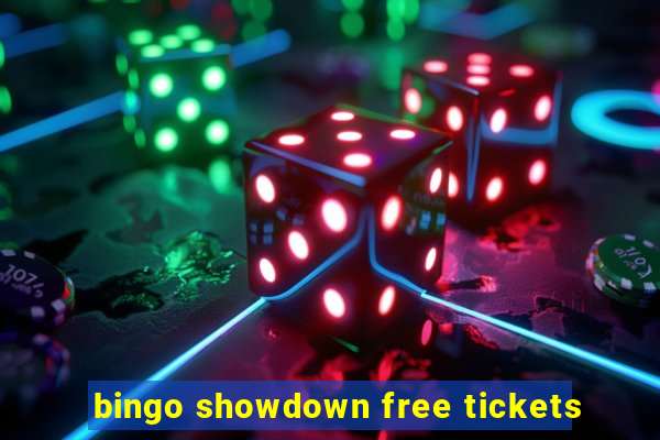 bingo showdown free tickets