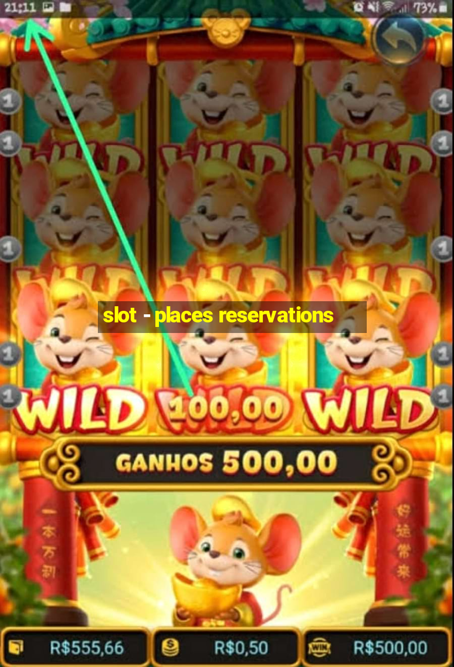 slot - places reservations