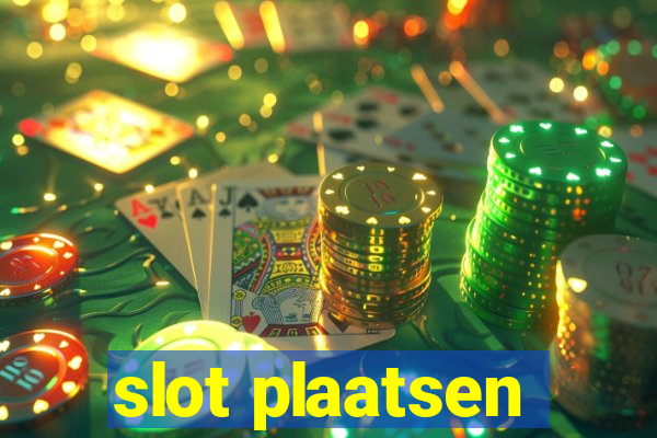 slot plaatsen