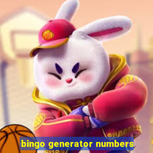 bingo generator numbers