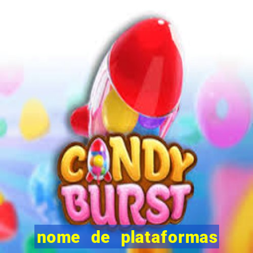 nome de plataformas de jogos