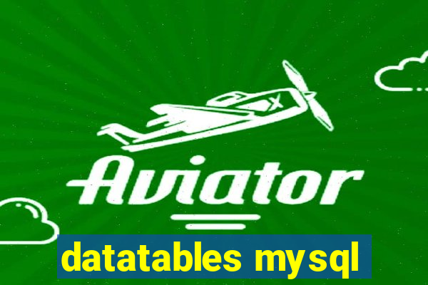 datatables mysql