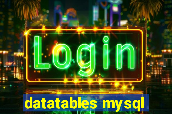 datatables mysql