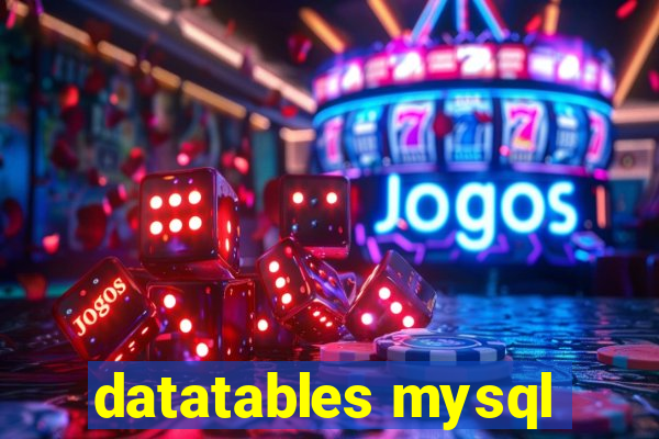 datatables mysql