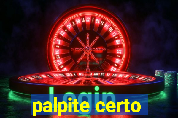 palpite certo