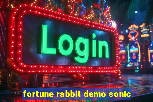 fortune rabbit demo sonic