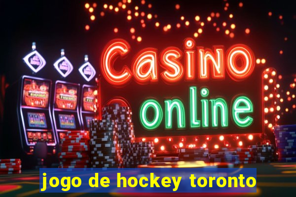 jogo de hockey toronto