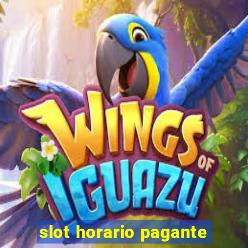 slot horario pagante