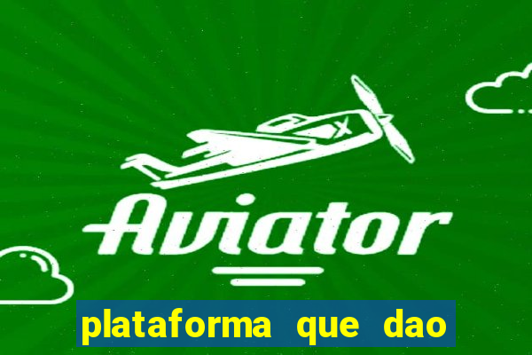 plataforma que dao bonus sem deposito