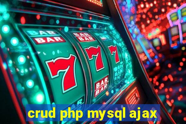 crud php mysql ajax