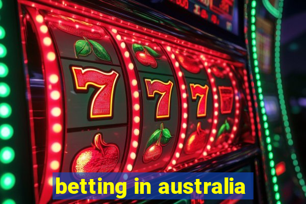 betting in australia