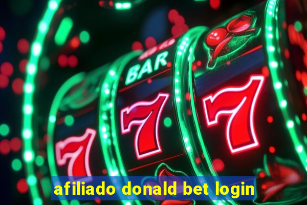 afiliado donald bet login