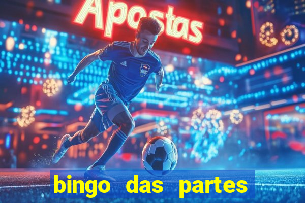 bingo das partes do corpo