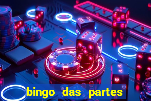 bingo das partes do corpo