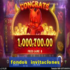 fondos invitaciones de bingo para editar