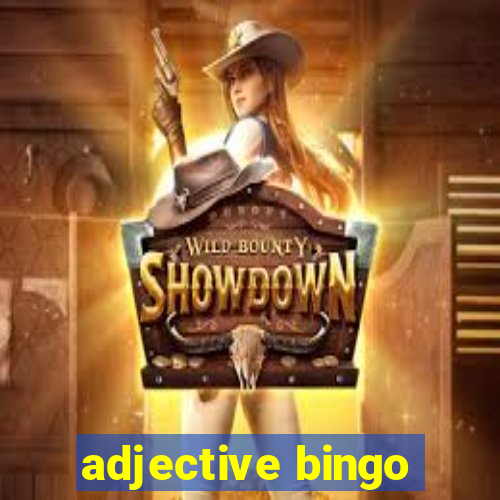 adjective bingo