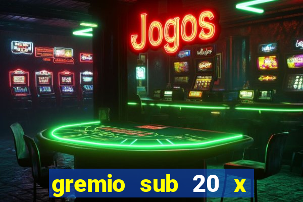 gremio sub 20 x internacional sub 20