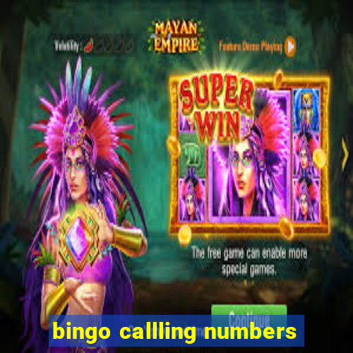 bingo callling numbers