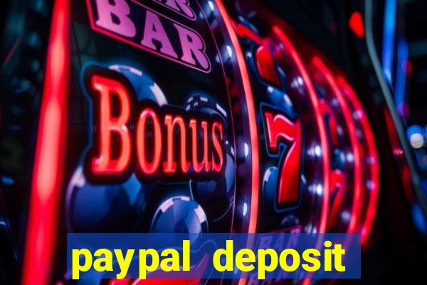 paypal deposit online casino