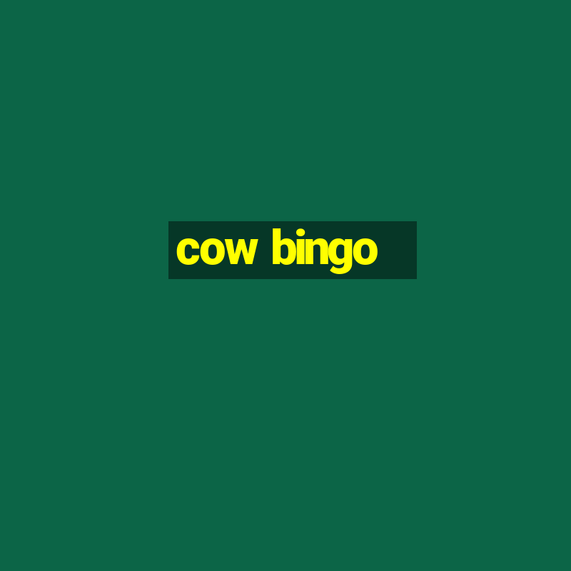 cow bingo