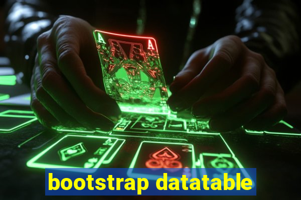 bootstrap datatable