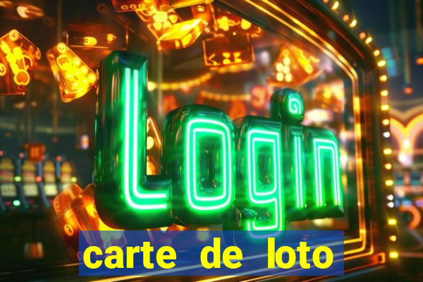 carte de loto bingo a imprimer gratuit