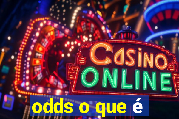 odds o que é