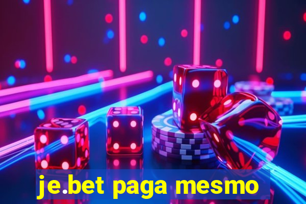 je.bet paga mesmo