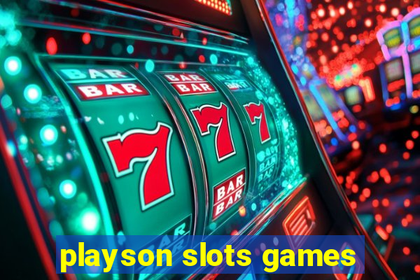 playson slots games