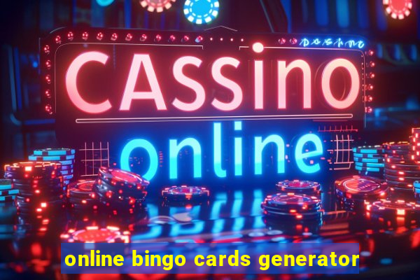 online bingo cards generator