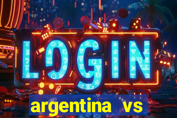 argentina vs colombia ao vivo