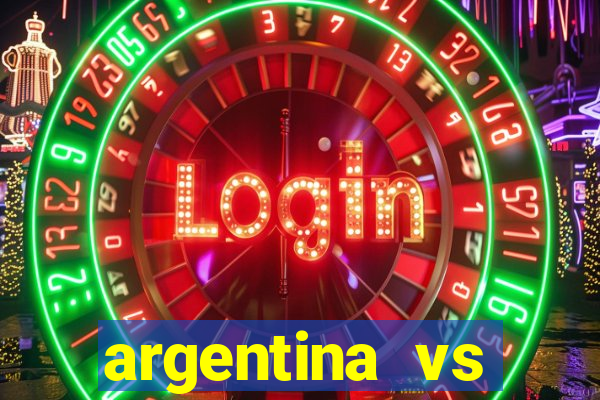 argentina vs colombia ao vivo