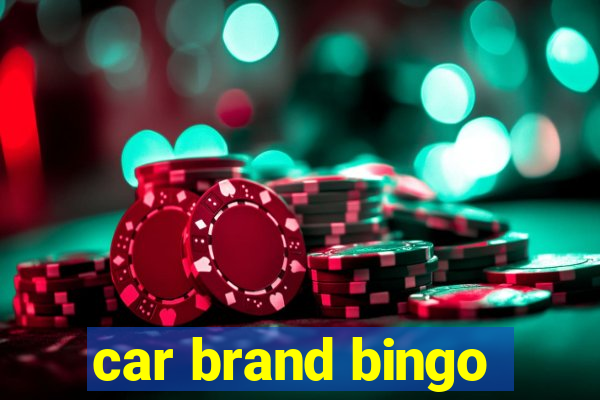 car brand bingo