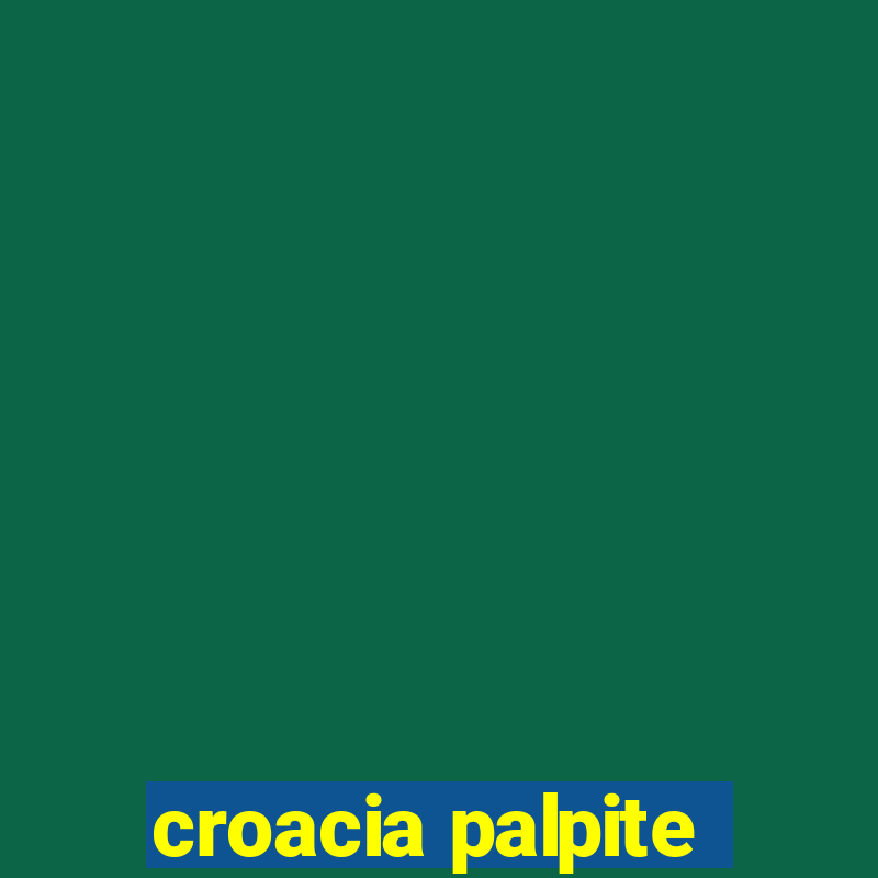 croacia palpite