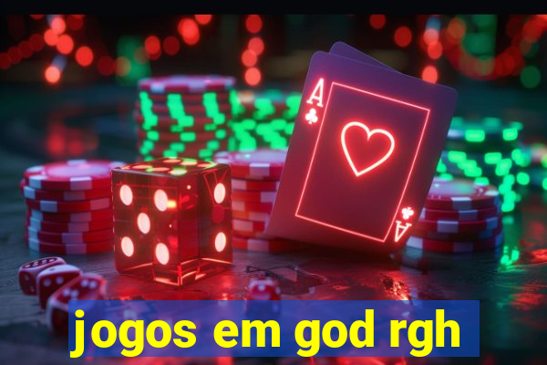 jogos em god rgh