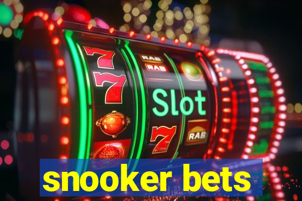 snooker bets